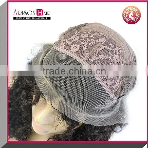 Cheap Human Hair High Quality Tight Curl Lace Front Wig 7a Brazilian Unprocessed Virgin Curly Hair photo-6