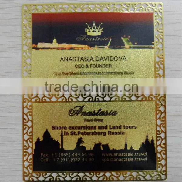 Metal Buddha Card and Business Card
