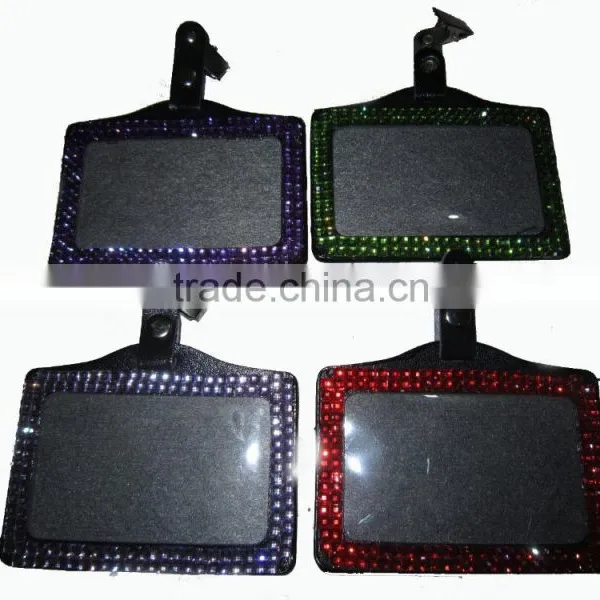 Hot Selling Fashion Bling Rhinestone Crystal Lanyard Badge Holder photo-5