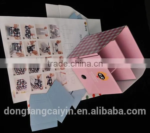 Folding Table Stand Cardboard Paper Storage Box photo-3