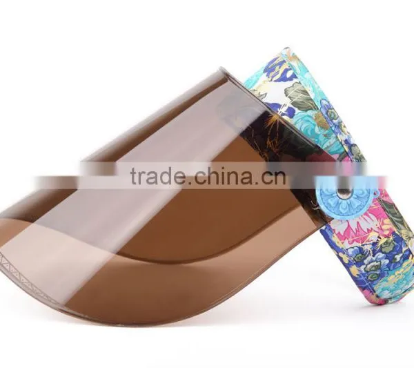 Plastic Brim Sunvisor Anti UV PVC Sun Visor photo-3