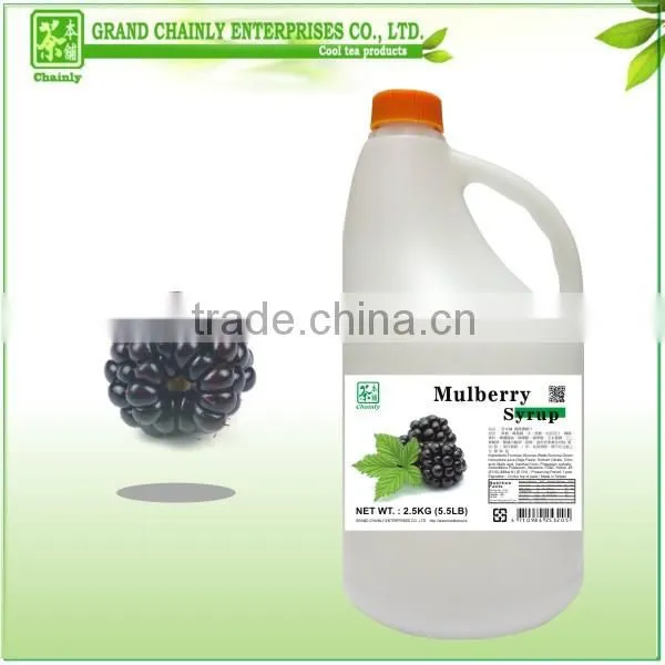 Taiwan Wholesale High Quality Mulberry Fruit Syrup Bubble Tea Drinks