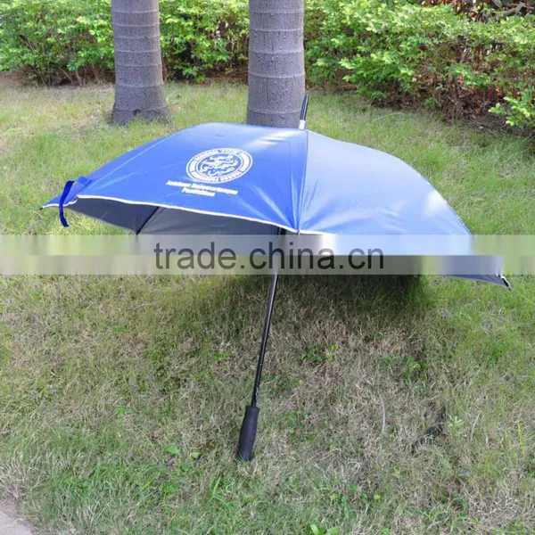 Auto Open High Quality Silver Coated UV Protective Cheap Promotional Custom Stick Umbrella photo-5