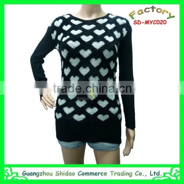 Fashion Woman Custom Wool New Style Embroidery Top Sweater photo-5