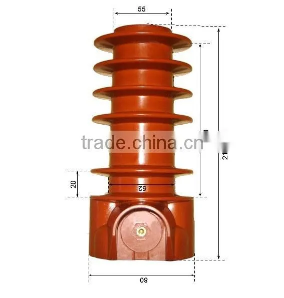 24kv Epoxy Resin Material Capacitive Insulator