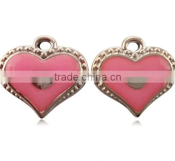 Acrylic Red Heart Shaped Beads Pendant photo-2