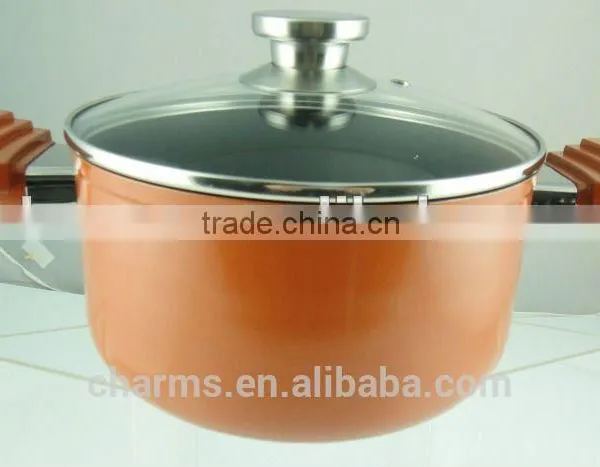 2016 ChuangSheng New Die-cast Aluminum Induction Cookware Cooker&Charms Colorful Aluminum Cooking Pot photo-2