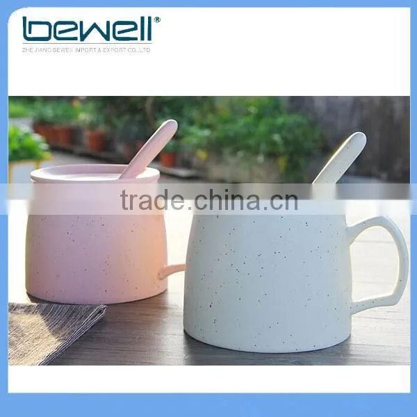 Eco-friendly Gift Ceramic Cup With Spoons photo-2