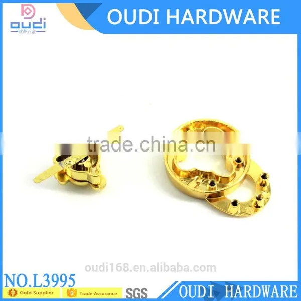 Custom Design Bag Hardware Twist Lock, Metal Lock for Handbag Accesories photo-3