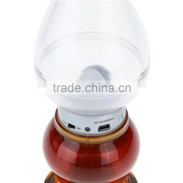 Retro Classic Blow LED Lamp USB Rechargeable Blowing Control Kerosene Candle Lamp Dimmable Night Lamp Desktop Room Decoration photo-5