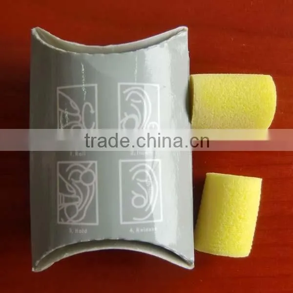 2016 New Safety Ear Plugs PU Foam Wireless Ear Plugs Wireless Cylindrical PU Foam Earplugs SNR: 33db Ear Plugs in Plastic Case photo-2