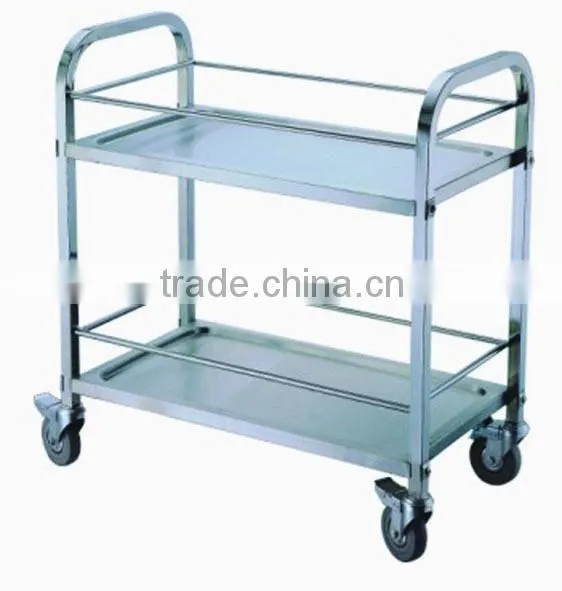 Stainless Steel Wind and Food Service Trolley Cart
