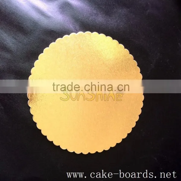 Factory Baking Paper Foil Covered Corrugated Cake Board photo-3