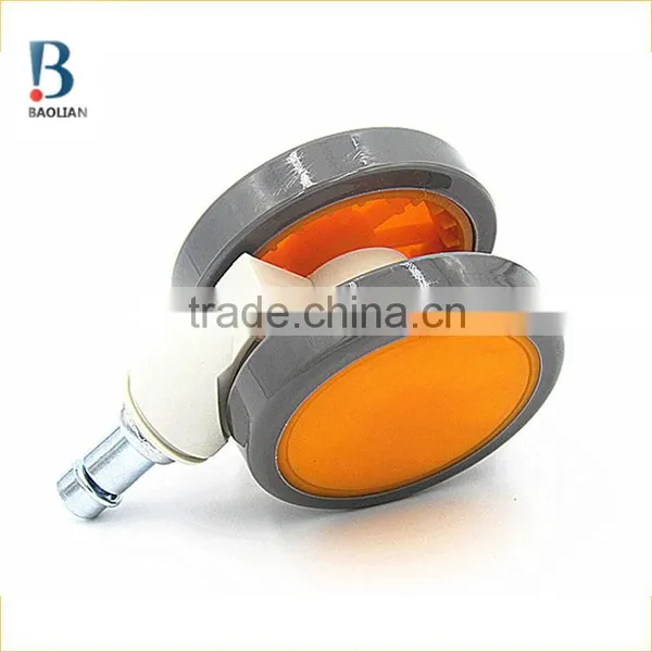 China Popular Fashion 2.5 Inches Rotating TPR Twin Appliance Caster Wheels photo-3