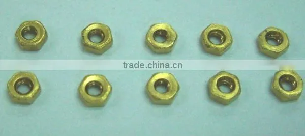 China High Quality Yellow Zinc Plated Hex Nut photo-6