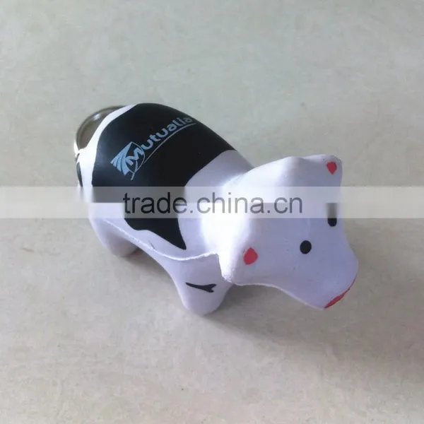 PU Cow Stress Keychains photo-3