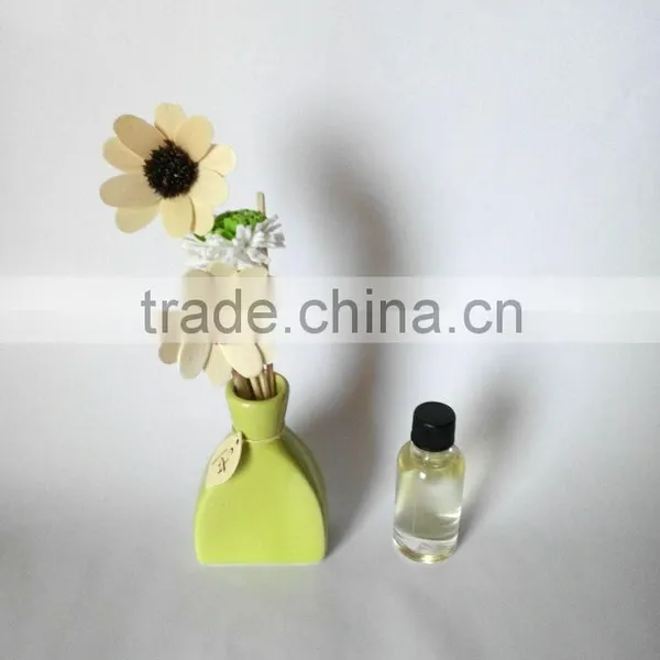 Green Ceramic Flower Fragrance Diffuser For Wholesale photo-4