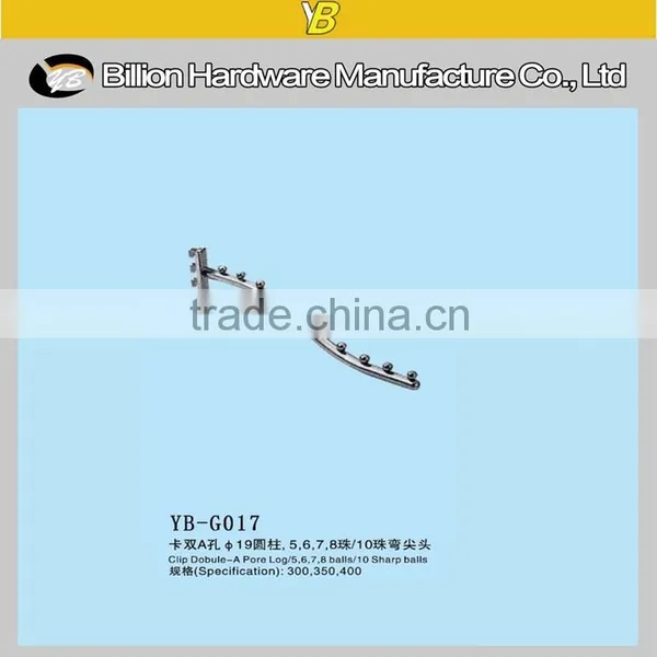 China Fashion Factory Clothes Store Hanging Display Hook on Slot Hook Quality Choice photo-6