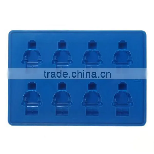 Silicone Minifigure Sweet Candy Tray Bricks Figures Ice Cube Mold Silicon Chocolate Mould photo-5