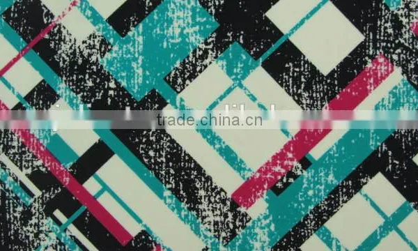 Green Square Spandex Print Nylon Fabric for Beach Chair photo-6