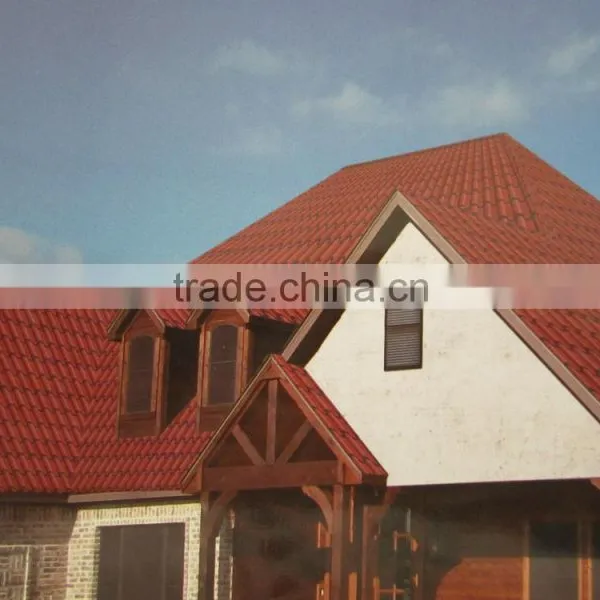 Roofing Shingles Red Asphalt Shingles Roofing Tile for House Decoration photo-3
