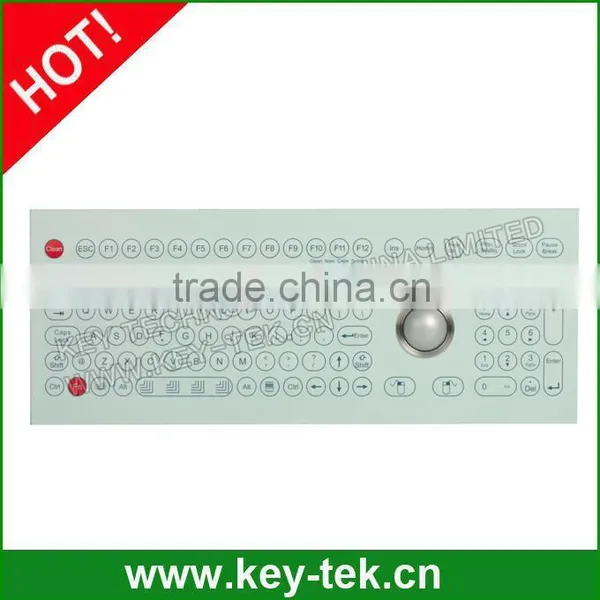 Water Proof Membrane Medical Keyboards With Laser Trackball photo-2