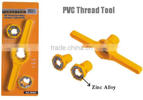 High Efficient Zinc Aalloy Metrial PVC Pipe Threading Tool Set PT06-4 photo-2