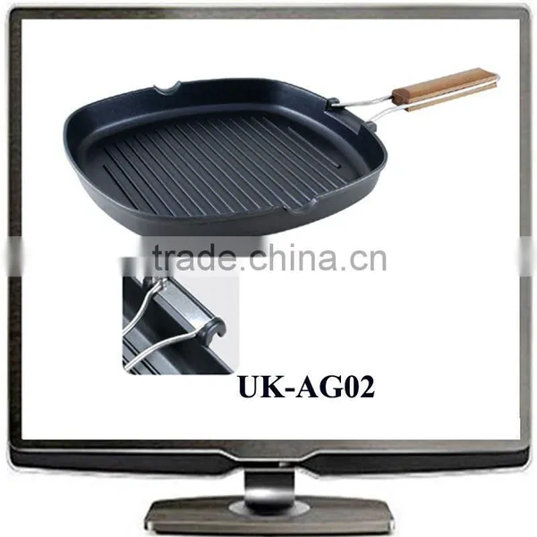 Grill Pan With Removable Handle