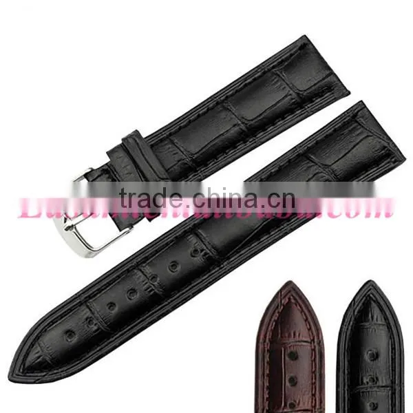 Wholesale Quality Genuine Leather Watch Strap,waterproof Leather Strap Watch With Buckle Quality Choice photo-2