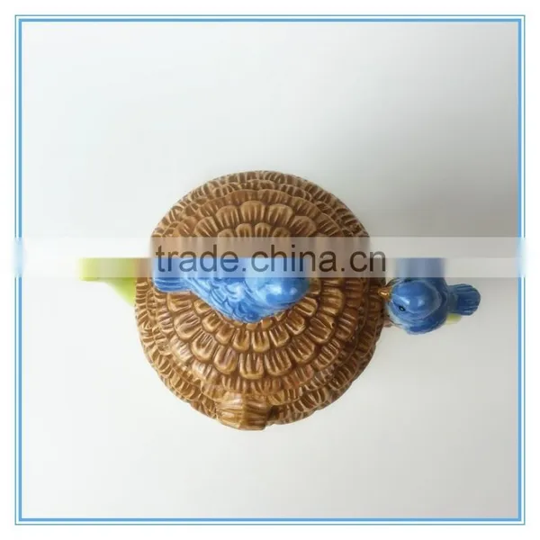 House Use Hand Print Ceramic Tea Pot Canister photo-4