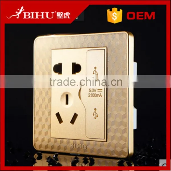 Universal Wall Socket USB Charger 86*86 Socket With 2 USB Outlet photo-5