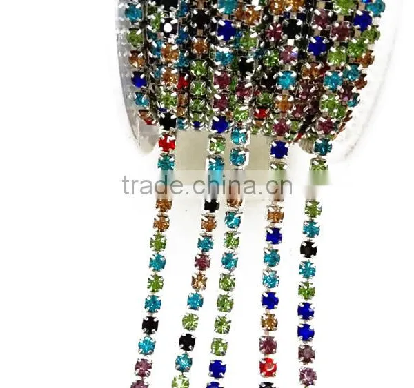 2016 High Quality D Claw Rhinestone Cup Chain For Clothing Garment Accessories Wholesale photo-6