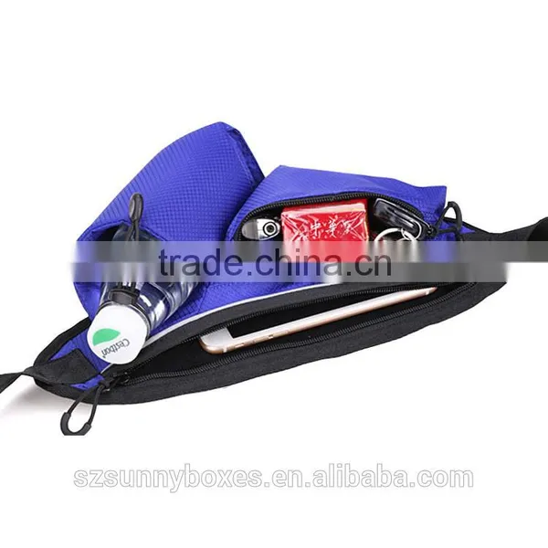 Ultra-light Weight Waterproof TC Fabric Sport Waist Belt With Water Bottle Holder photo-3