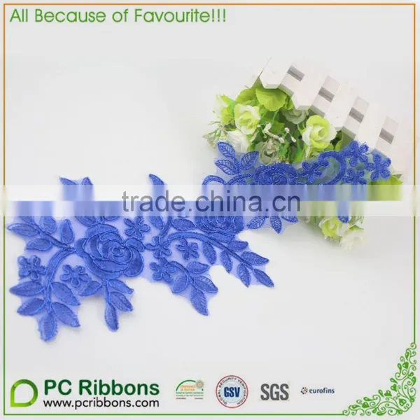 35cm Length Blue Lace Trimming Sets for Garment photo-2