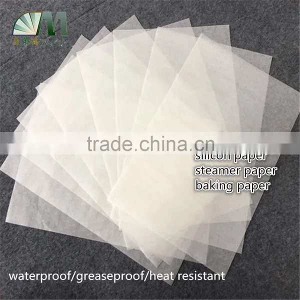 Good Greaseproof Waterproof Heat Resistant Non-stick Silicone Coated Baking Parchment Paper Sheets