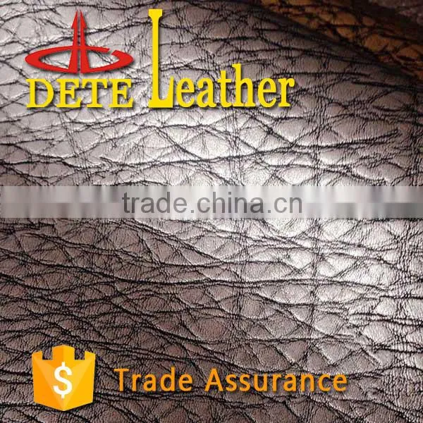 pu Outer Space Leather Embossed Leather With Shining Printing for Shoes