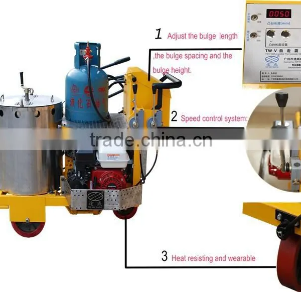 2016 Popular TW-V Self-propelled Raised-type Pavement Marking Machine photo-3