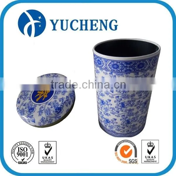 Round Metal Tin Box With Inner Lid photo-3
