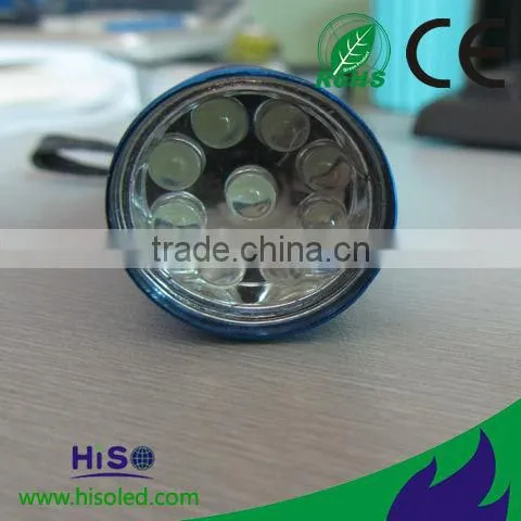 high brightness aluminium led torch india