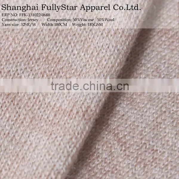 Knitted Fancy Wool Felt Fabric