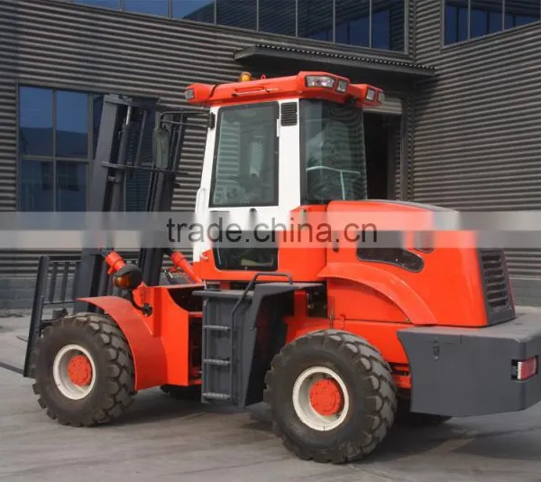 China Top Brand High Quality Rough Terrain Forklift Truck SZM C3500 With Weichai Engine photo-2