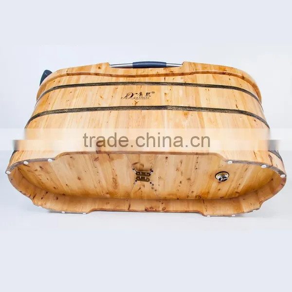 Wooden Bathtub Spa Tub Freestanding Shower Tub photo-2