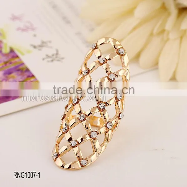 Hot French Design Personalized Latest Gold Ring Designs Finger Ring for Women photo-3