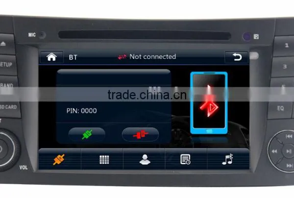 Car Dvd Player With Gps Navigation and Bluetooth for BENZ W211 With Rear View Camera GPS BT IPOD TV Radio RDS photo-3