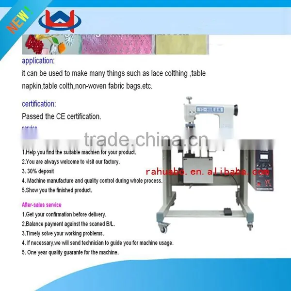 Ultrasonic bra lace machine made by HUABO MACHINERY                        
                                                                Most Popular