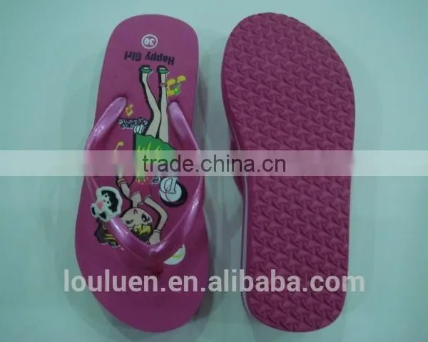 663 LOULUEN Girls Nude Beach Kids Slipper photo-4