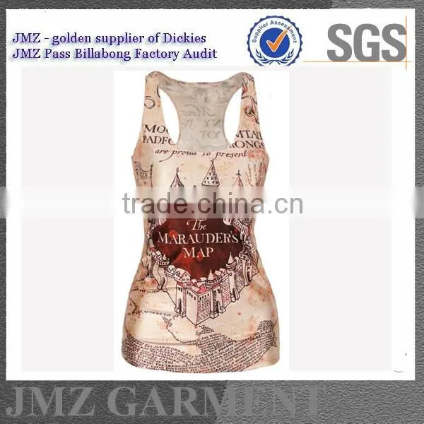 Economic Vogue Women Summer Printing Shirts Tanks Tops Shirts photo-4