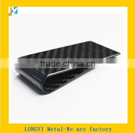 Custom Carbon Fiber Blank Metal Money Clip photo-2