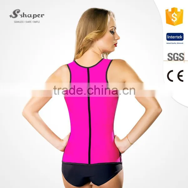 S-SHAPER Plus Size Latex Waist Trainer Vest Body Shaper Wholesale photo-3