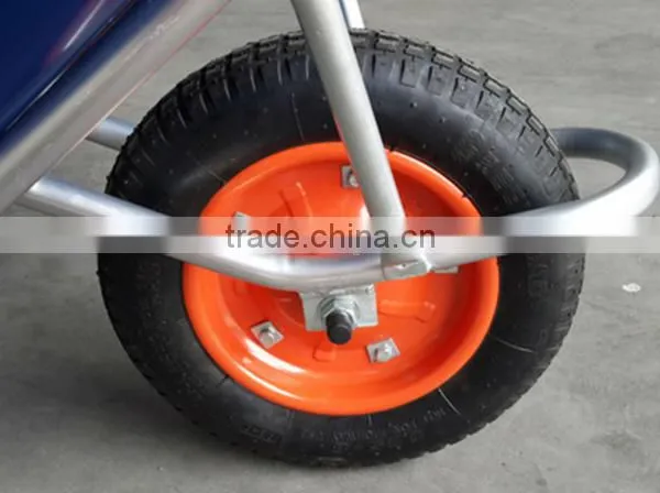 WB1208, 47L Japanese Market High Quality Alloy Construction Concrete Wheelbarrow, Japanese Wheelbarrow photo-4